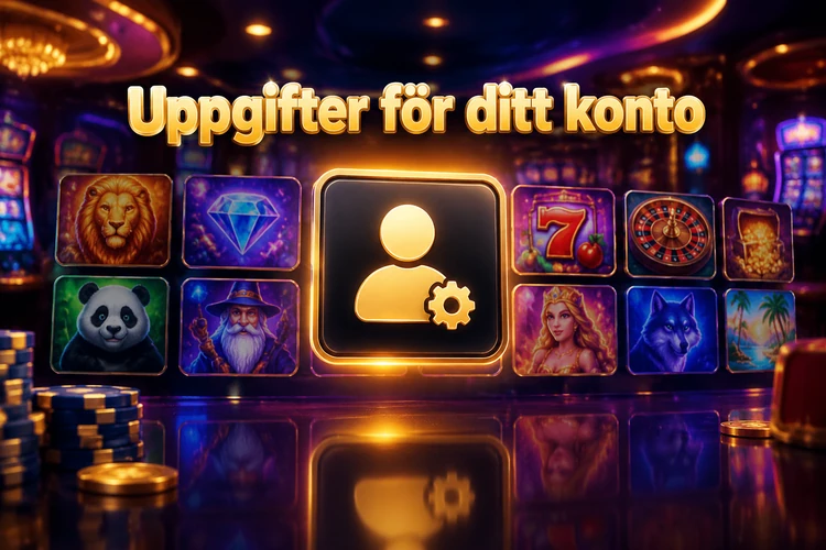 Uppgifter för ditt konto