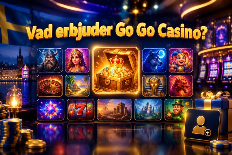 Vad erbjuder Go Go Casino?