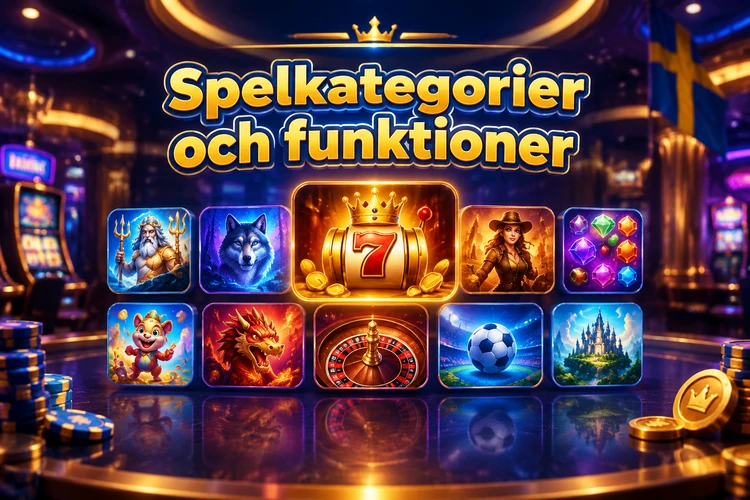 Spelkategorier och funktioner
